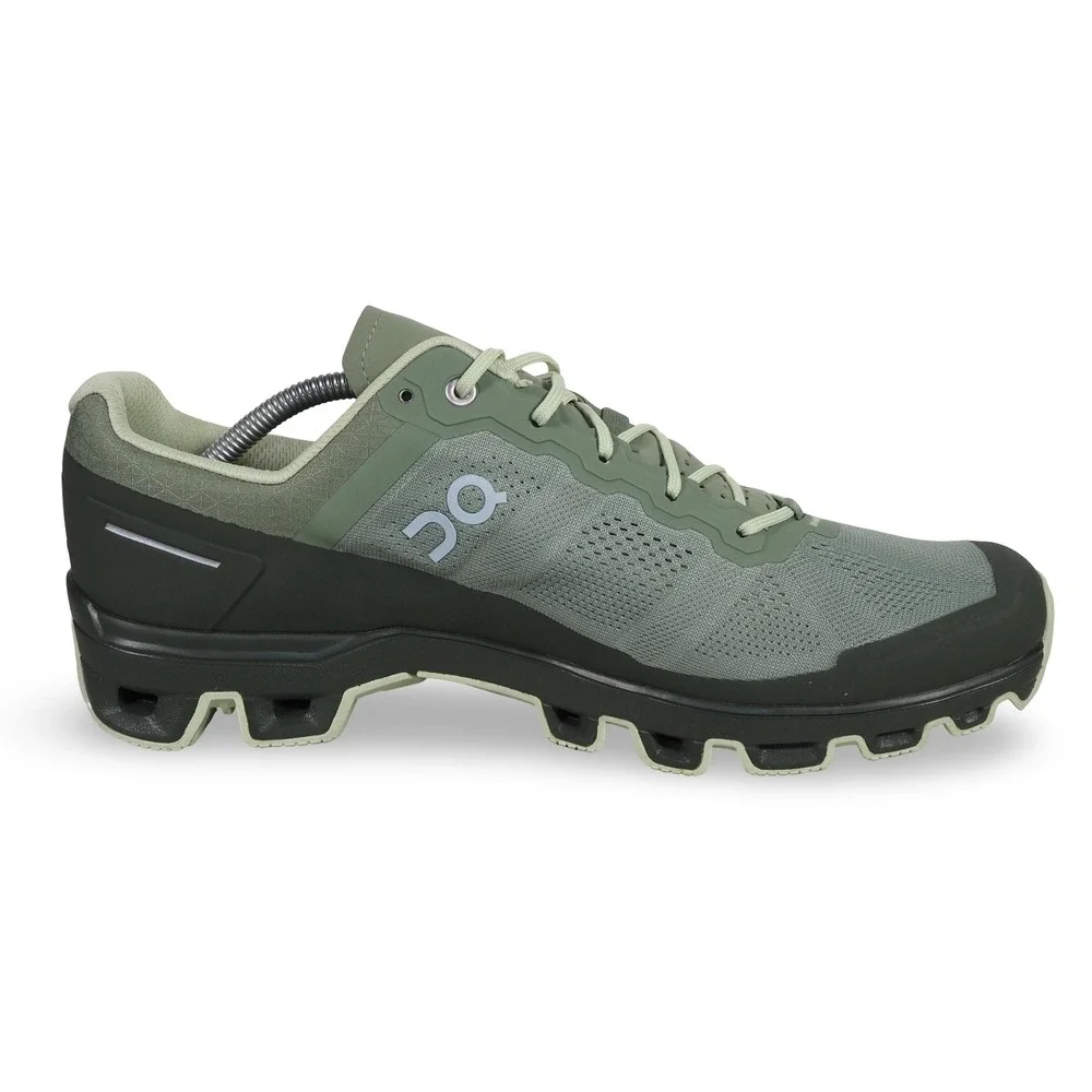 On Cloudventure Mens 11.5 Green Missiongrip Trail Running Hiking Shoes